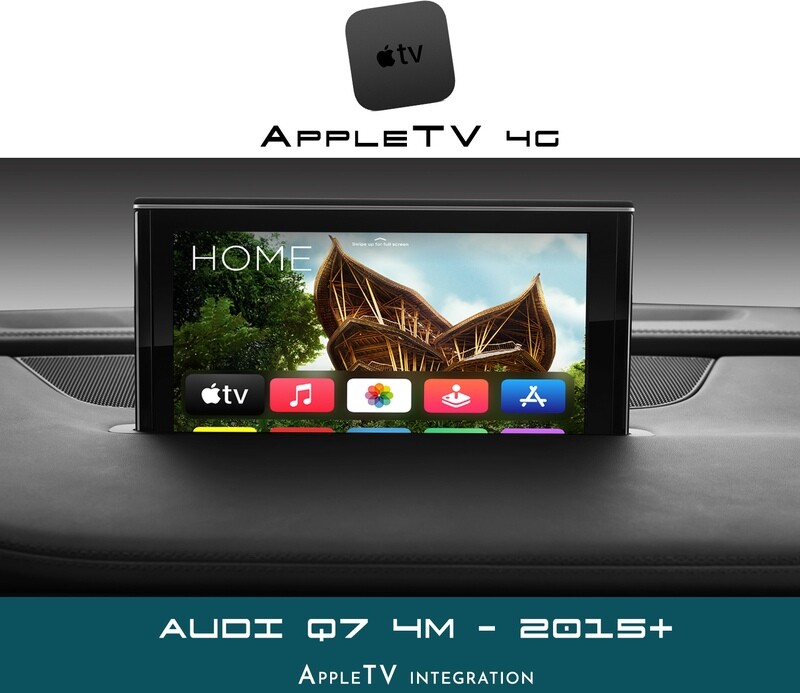[2015+] AUDI Q7 4M - AppleTV Integration