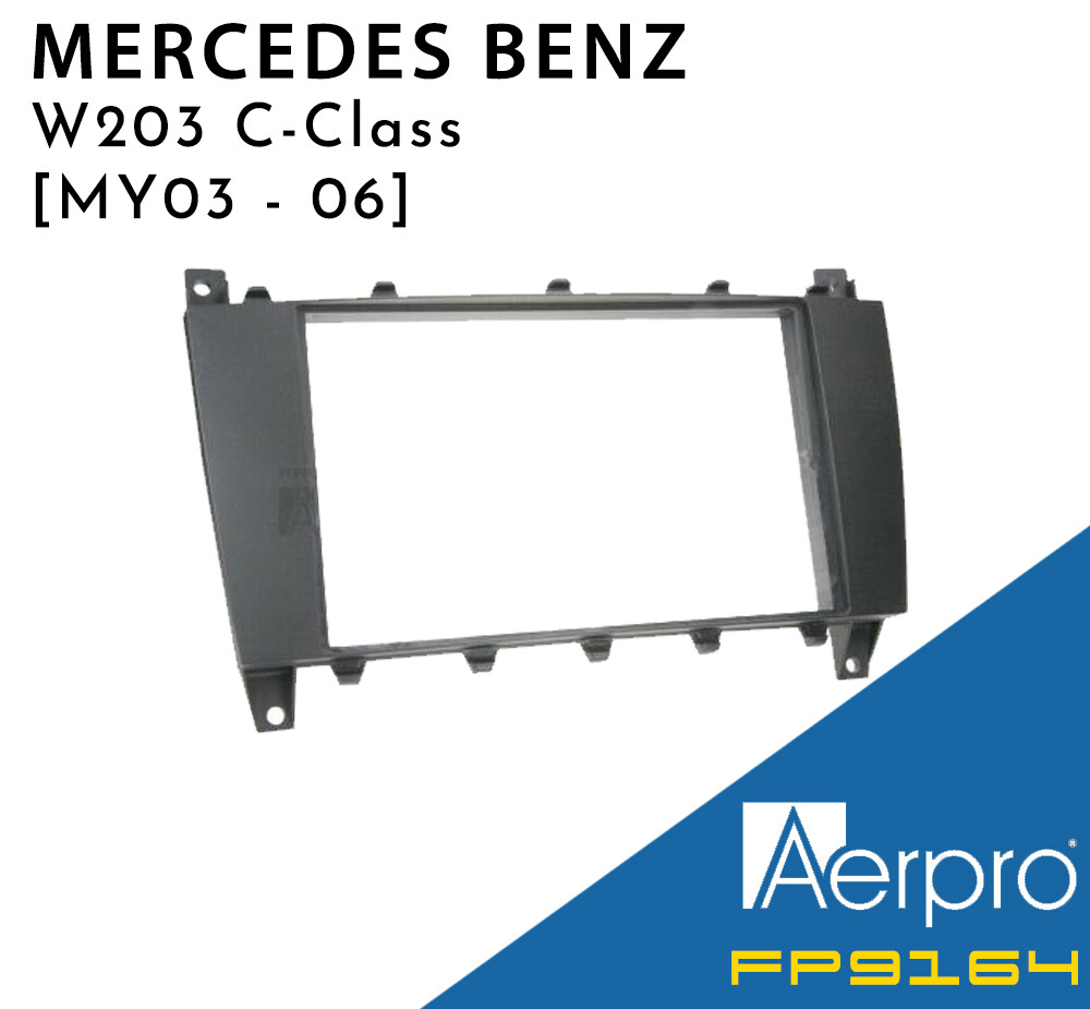 [MY03-06] Mercedes Benz W203 C-Class - Double Din Facia kit
