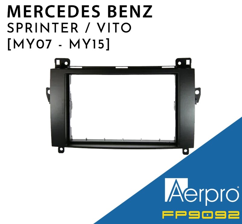 [MY07-15] Mercedes Benz Sprinter / Vito - Double Din Facia kit