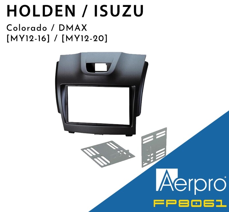 [MY12-16] Holden Colorado RG - Double Din facia Kit