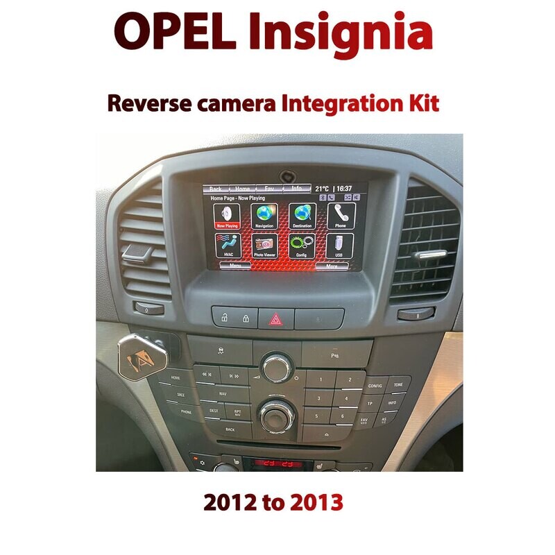 OPEL Insignia (2012 to 2013) with a Reverse Camera Integration system designed for vehicles equipped with the MyLink display