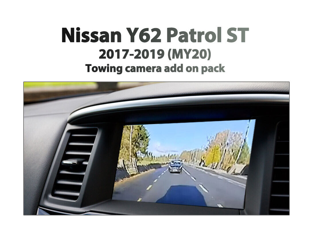 [2017-2019] Nissan Y62 PATROL / ARMADA Series 4 &amp; 5 -  Caravan / Towing Camera add on pack