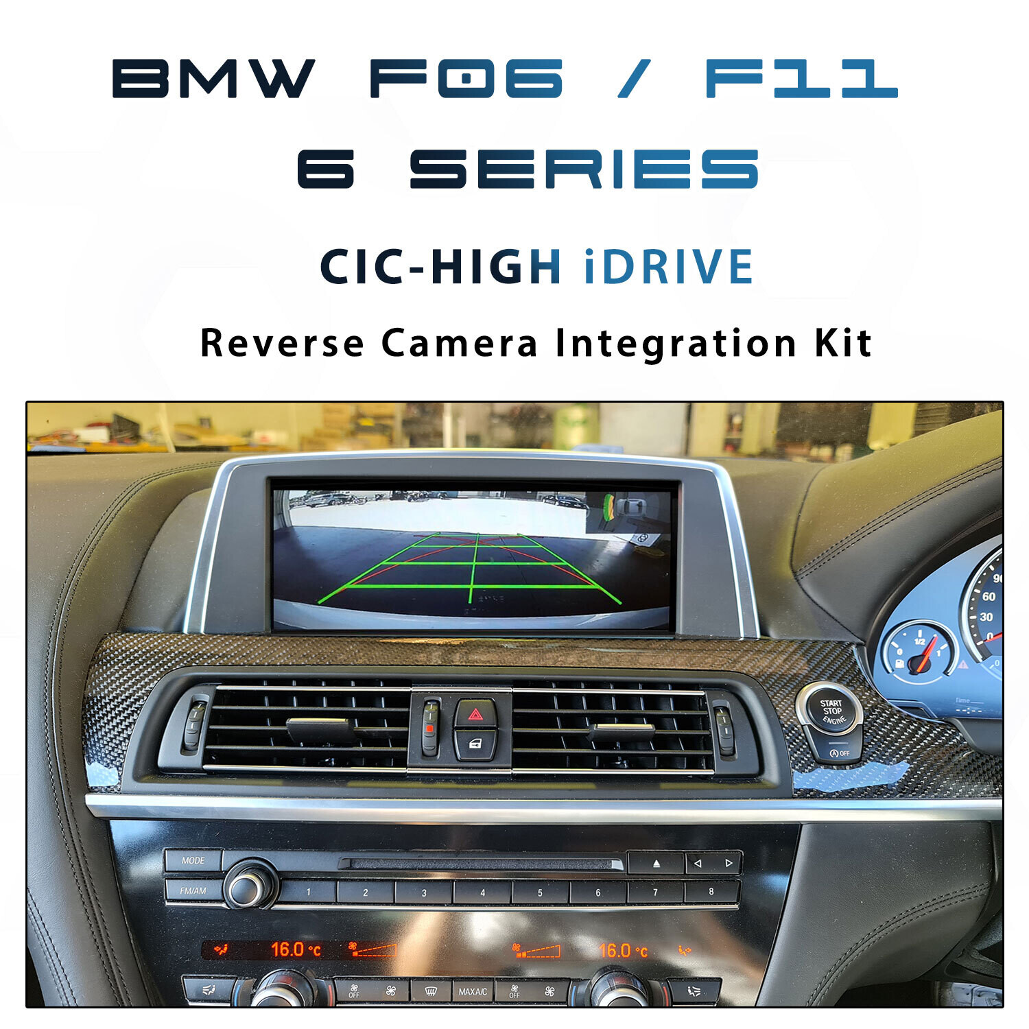 [2011 - 2012] BMW F06 / F11 6 Series Reverse Camera Integration for CIC-High iDrive