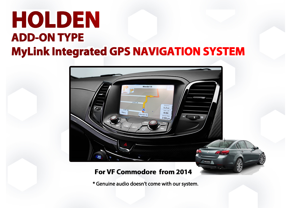 Holden VF Commodore series I &amp; II - GPS Navigation retrofit