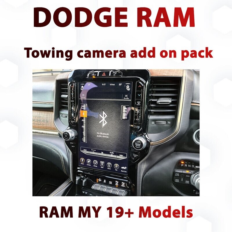 MY19+ Dodge Ram UConnect 12" Camera Integration: Caravan &amp; Front View Camera Interface