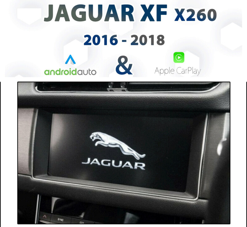 Jaguar XF X260  InControl Pro Apple CarPlay &amp; Android Auto Integration pack