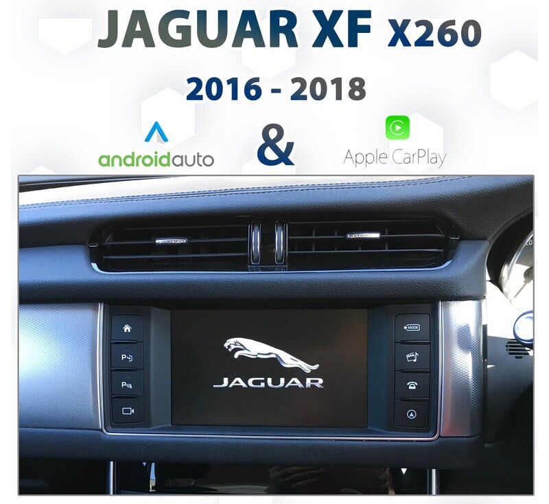 Jaguar XF X260  InControl Touch Apple CarPlay &amp; Android Auto Integration pack