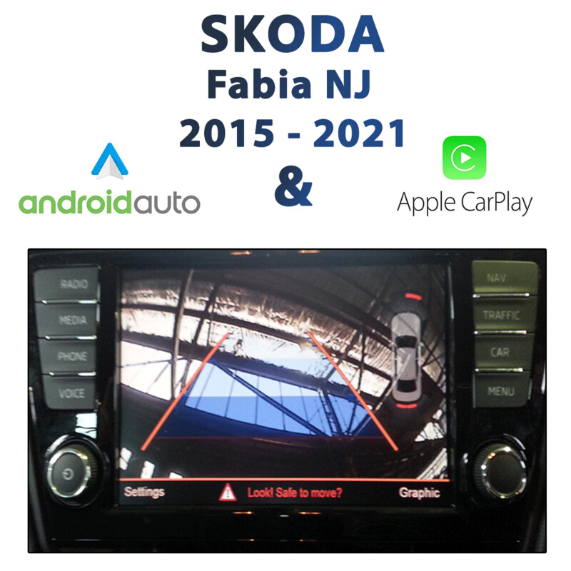 Skoda Fabia NJ Add-on Back up Rear view camera system upgrade