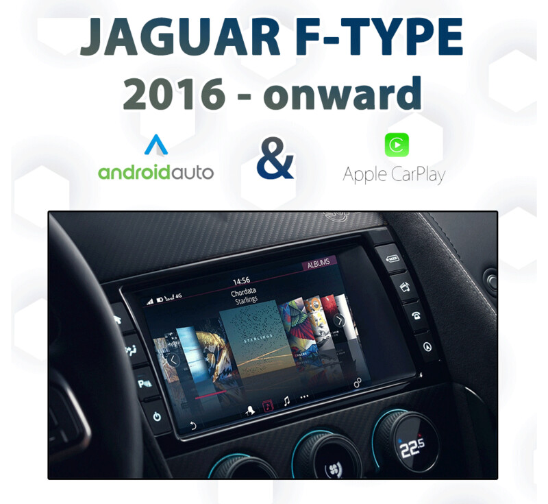Jaguar F-Type InControl Apple CarPlay &amp; Android Auto Integration pack