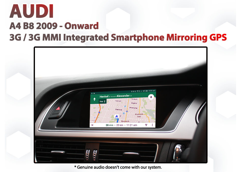 Audi A4(B8) 3G / 3G MMI Mirrorlink Airplay Android Auto