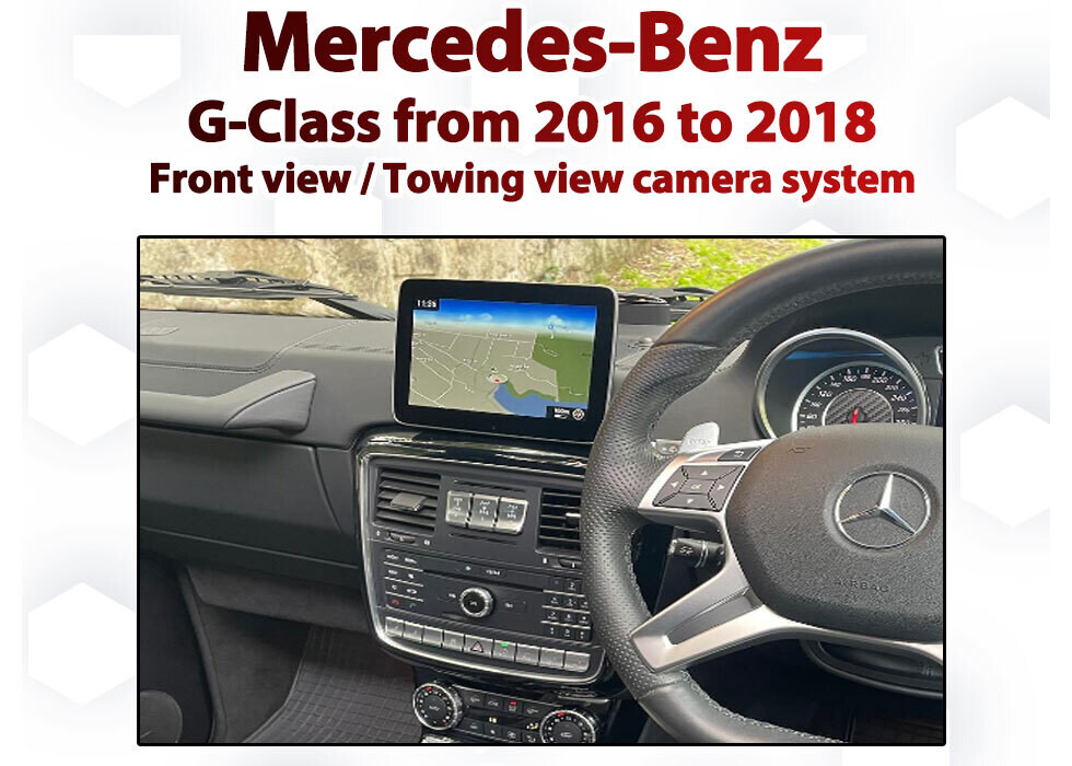 Mercedes Benz G-Class NTG 5.1 / 5.2 Audio Integrated front view camera kit