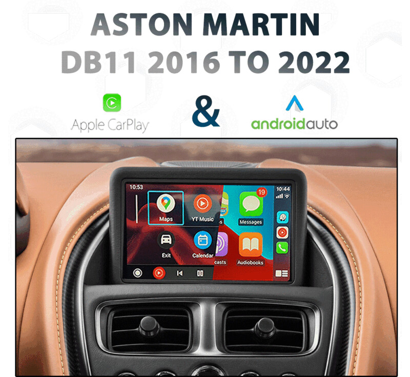 Android Auto &amp; Apple CarPlay Integration for Aston Martin DB11 (2016–2022)