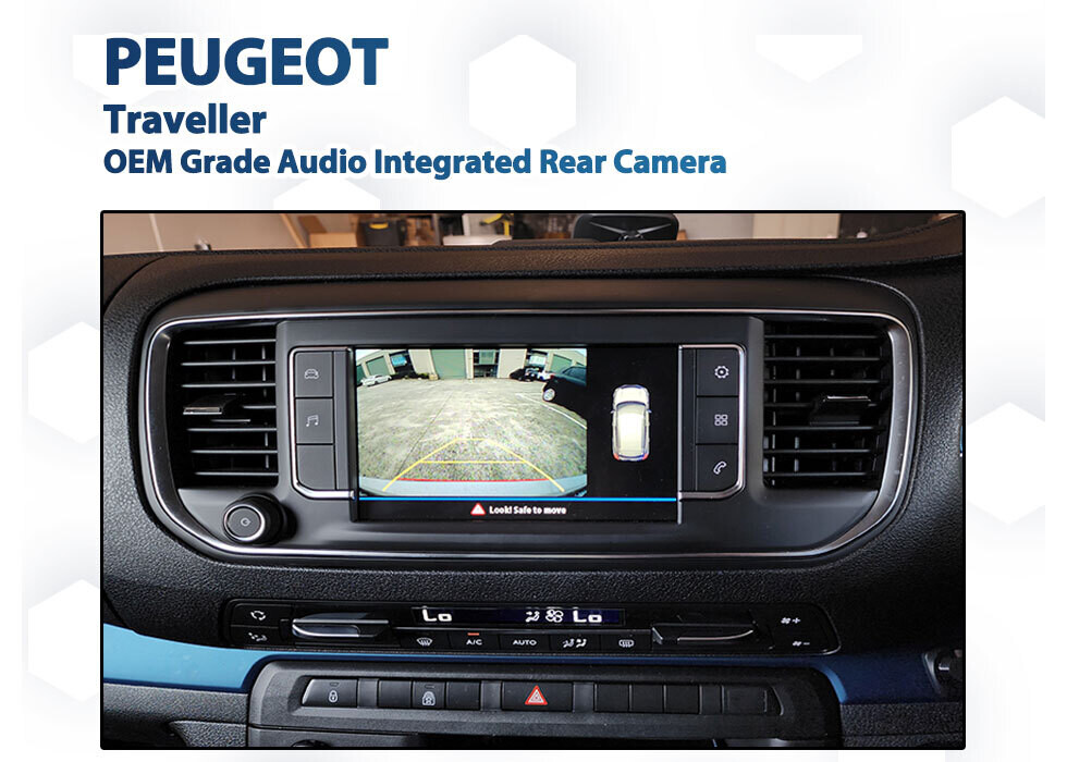 PEUGEOT TRAVELLER REAR VIEW CAMERA RETROFIT