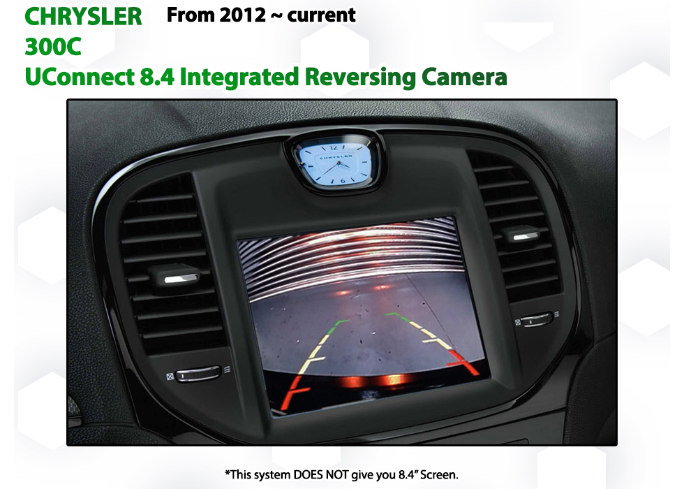 Chrysler 300C [2012-Current] UConnect 8.4 Audio Integrated Reversing Camera
