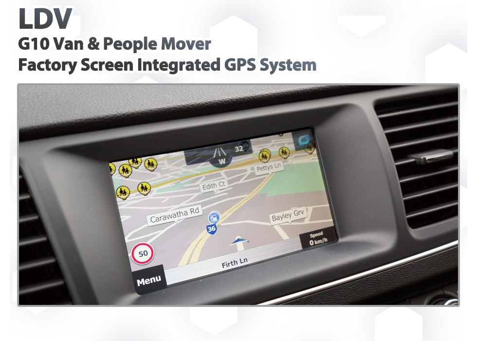 LDV G10 2013 - 2016 - GPS Navigation retrofit