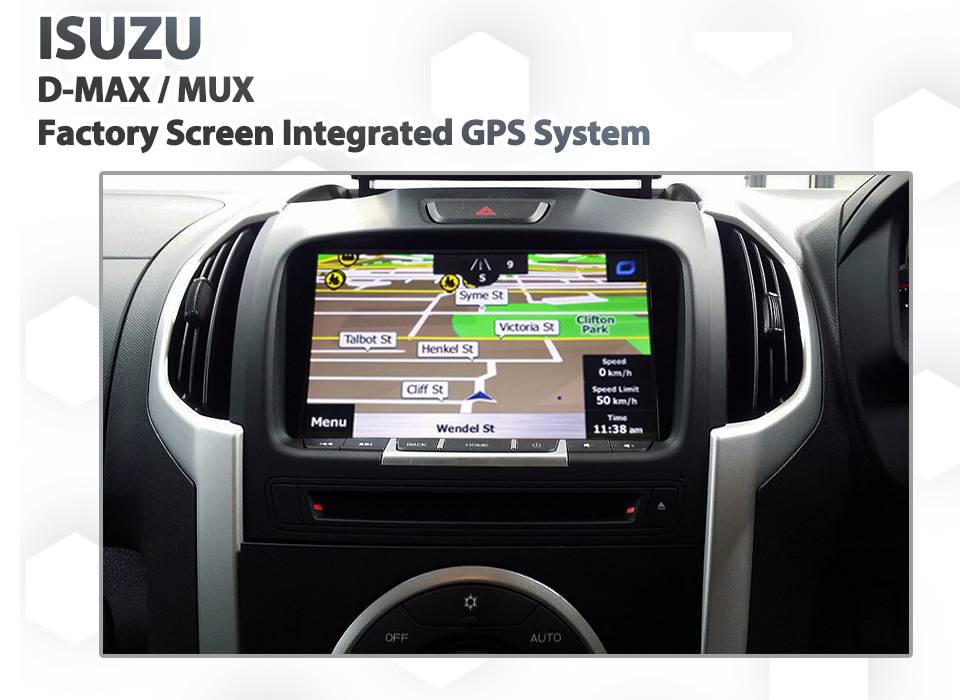[MY15.5 ~ ] ISUZU D-MAX / MUX LS-U Factory Audio Integrated GPS Navigation system