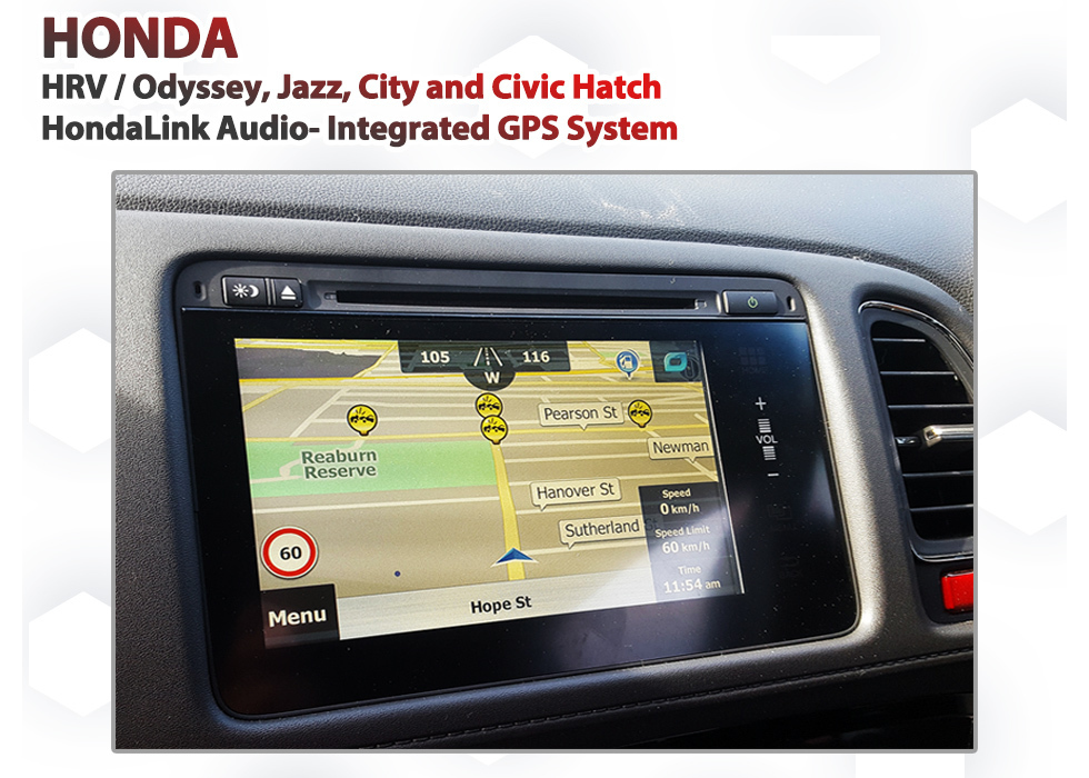 [2014-2016] Honda HRV &amp;  Odyssey /  HondaLink Audio Built-in GPS Upgrade Kit