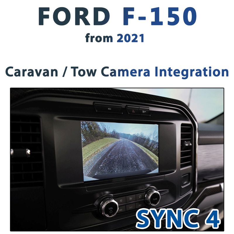 FORD F150 8 inch Display - Caravan / Trailer Camera Integration for Sync 4