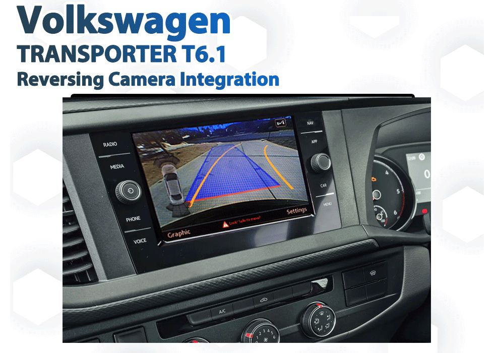Volkswagen Transporter T6.1 (2020 models onward) Reverse Camera Integration for Volkswagen Discover Media AppConnect Audio