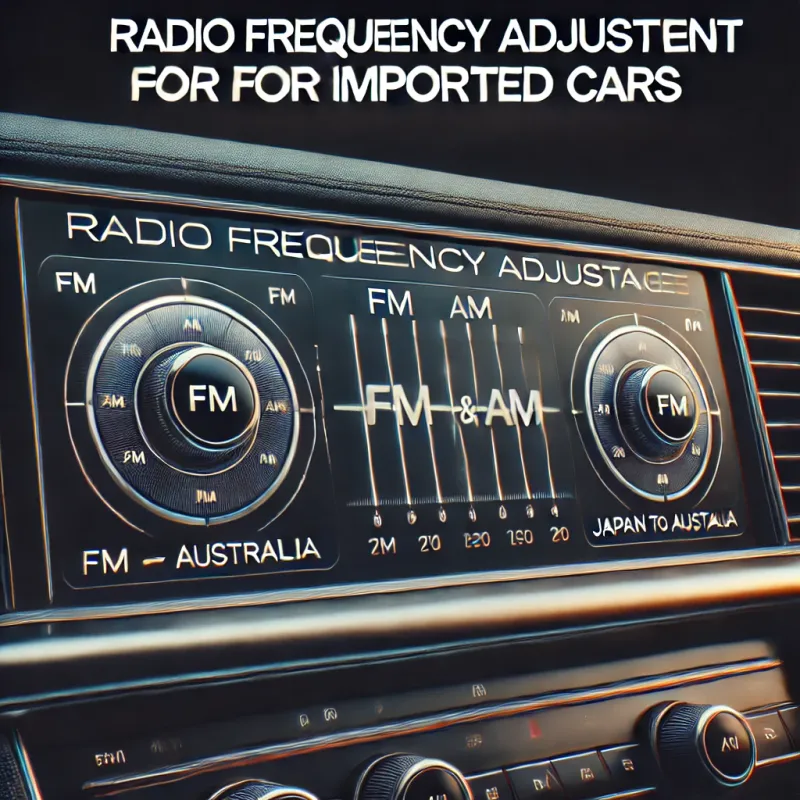 Adjusting FM and AM Frequency Ranges for Japan-Imported Mercedes-Benz Models in Australia