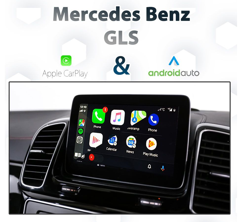 Mercedes-Benz GLS-Class (X166) with Apple CarPlay and Android Auto integration
