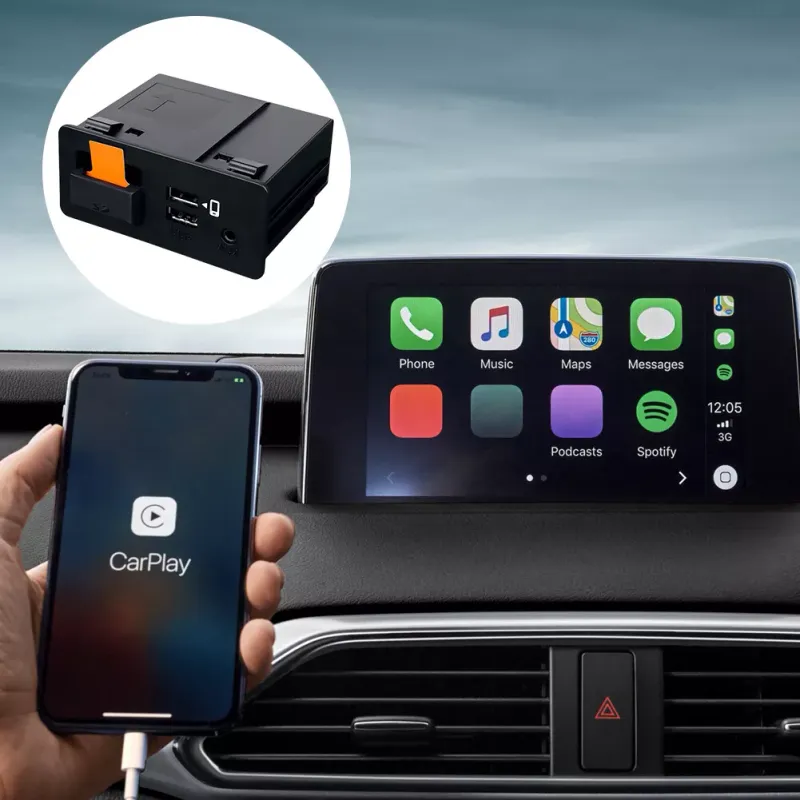 Mazda connect Mazda 3, 6, 2, CX-3, CX-5, CX-8, CX-9, MX-5 Apple CarPlay &amp; Android Auto Retrofit Kit