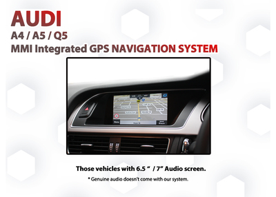 Audi A4 B8 - 3G Symphony / Concert Audio - Touch overlay GPS NAV Integration