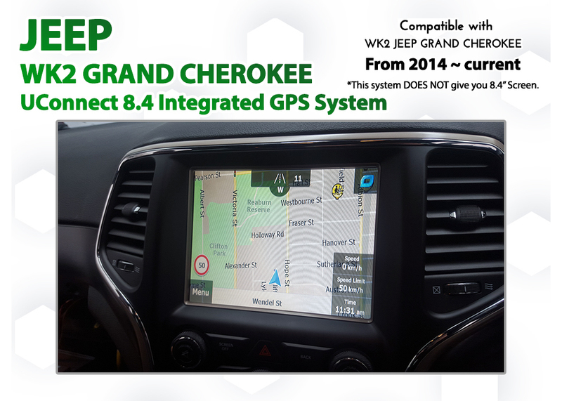 [2013 - 2017] Jeep WK2 Grand Cherokee UConnect 8.4 - GPS NAV Integration