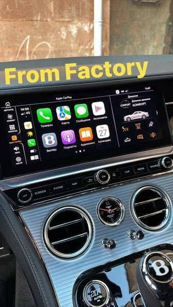 Bentley Continental GT CarPlay and Android Auto Activation &amp; Full-Screen HD Integration