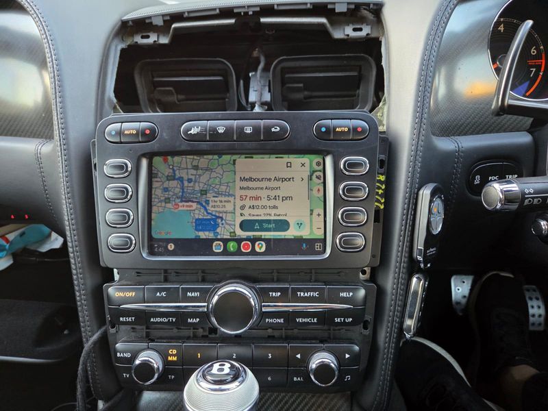 Apple CarPlay &amp; Android Auto Integration for Bentley Continental GT / GTC (2003–2010) – 1st Gen Models