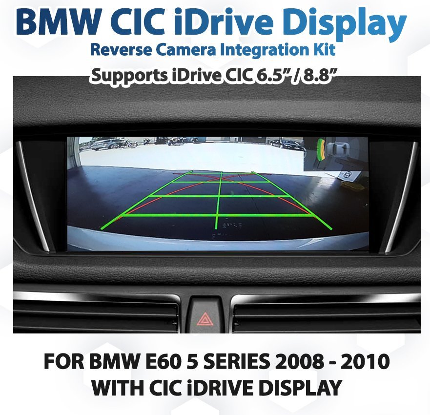[MY08-10] BMW E60 E61 5 Series - CIC iDrive Reverse Camera Integration
