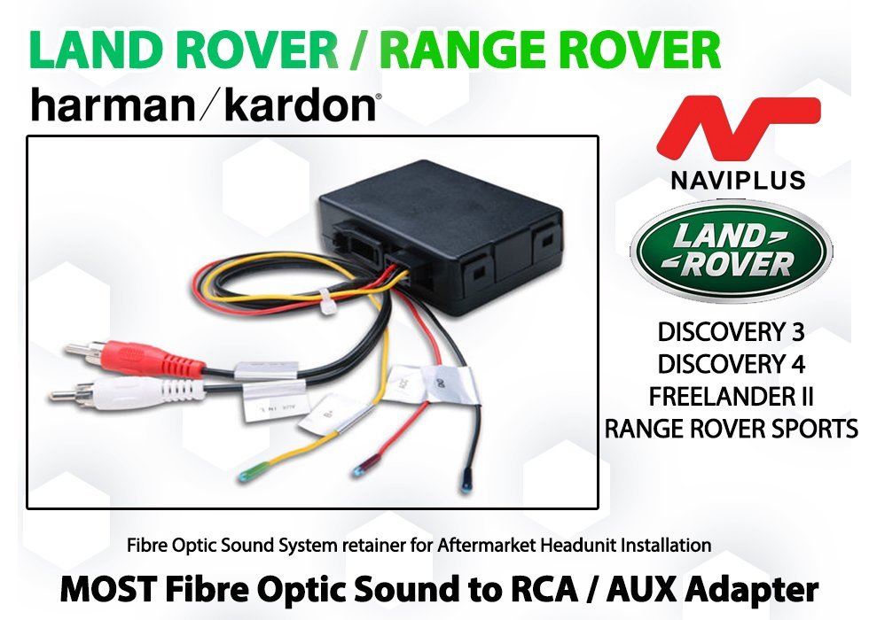 Land Rover / Range Rover Harman Kardon MOST Fibre optic Sound Adapter for Aftermarket Headunit