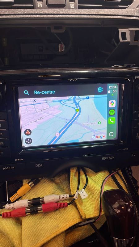 Apple CarPlay &amp; Android Auto Integration for Toyota Mark X GRX120 or GRX130