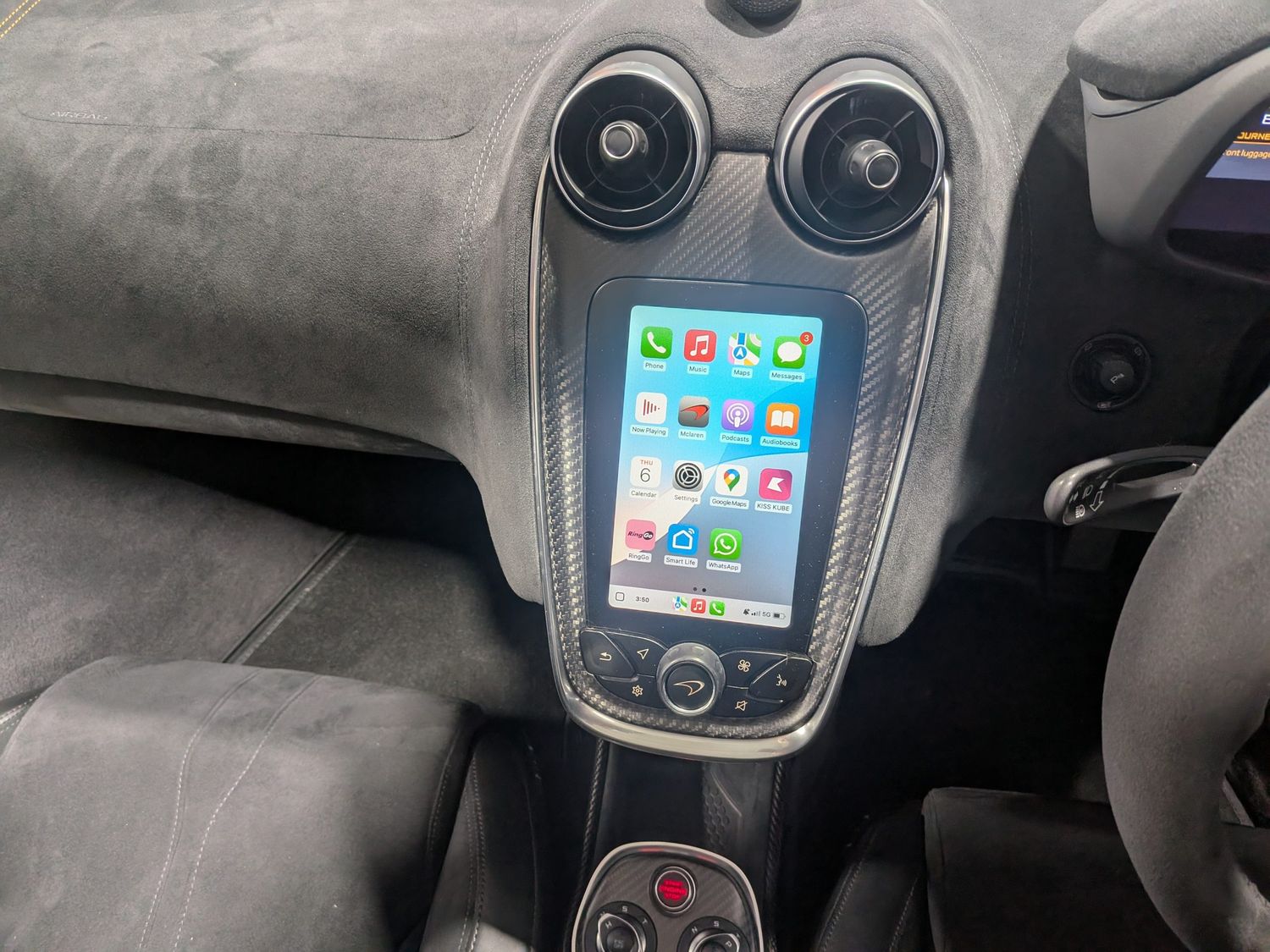 Apple CarPlay &amp; Android Auto Integration for McLaren