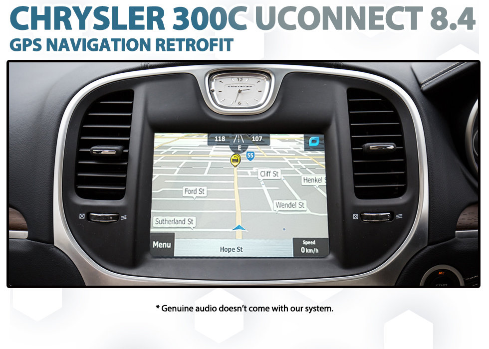 [2016 - Current] Chrysler 300C  - GPS Navigation Integration for UConnect 8.4 4th Gen