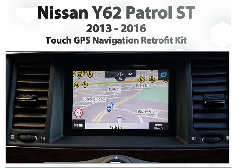 [2013 - 2016] Nissan Y62 Patrol / Armada - Touch overlay GPS NAV Integration
