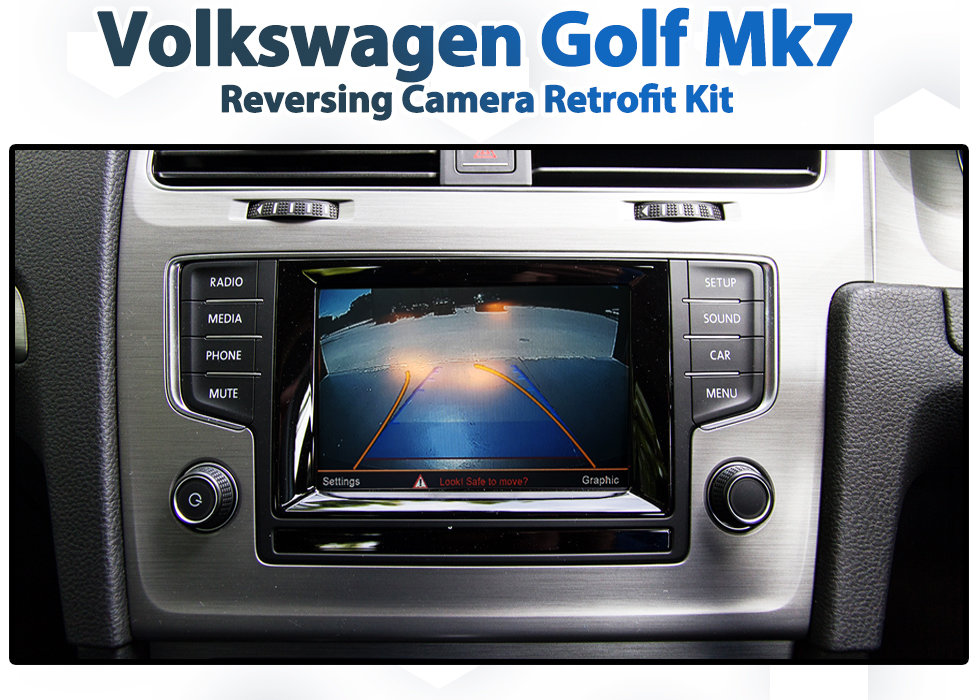 2013 - 2018 Volkswagen Golf Mk7 / Mk7.5 models Reverse Camera Integration for Volkswagen’s Composition Media Audio System