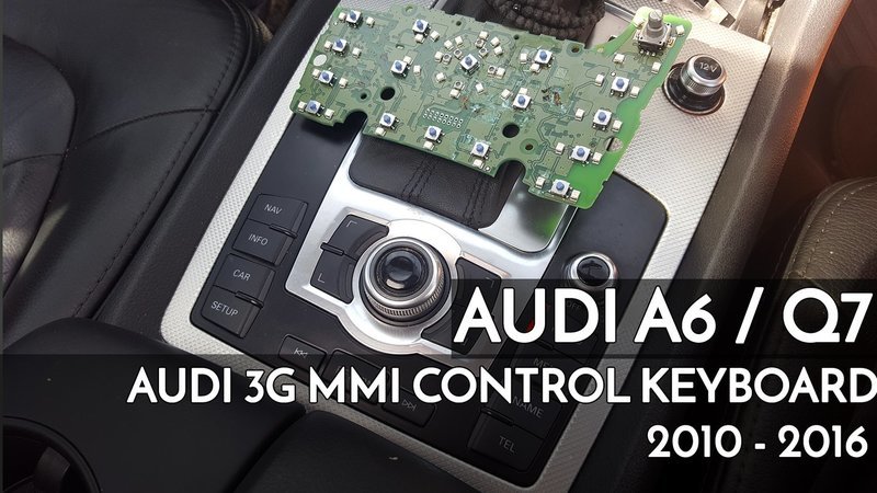 Audi A6 / Q7 3G MMi Navigation control PCB electrical board OEM repair and Replacement service_4L0 919 611