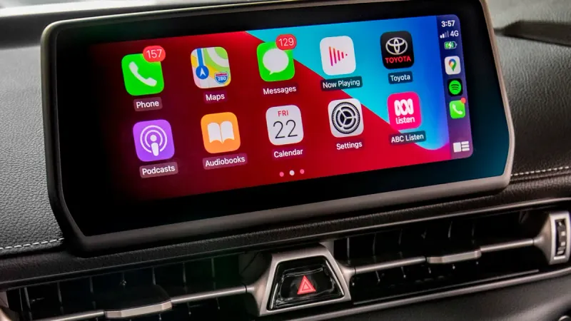 Toyota Supra (A90 / A91) with seamless Apple CarPlay and Android Auto integration