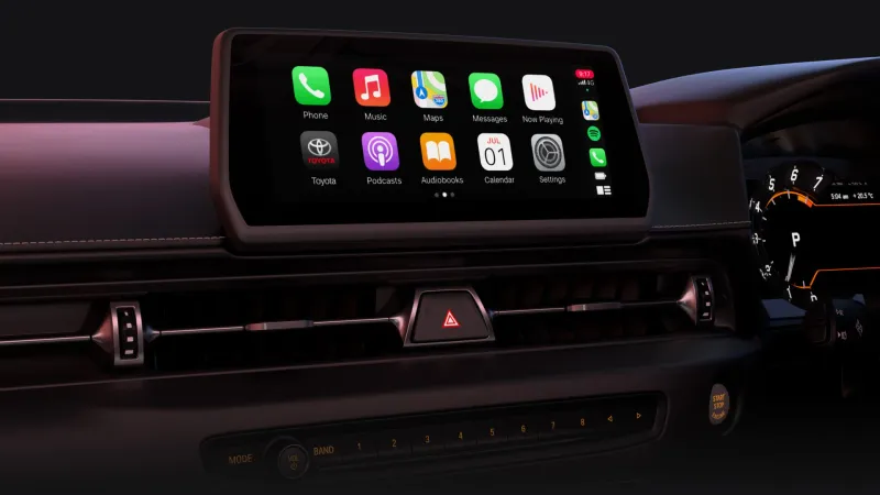 Toyota Supra (A90 / A91) with seamless Apple CarPlay and Android Auto integration