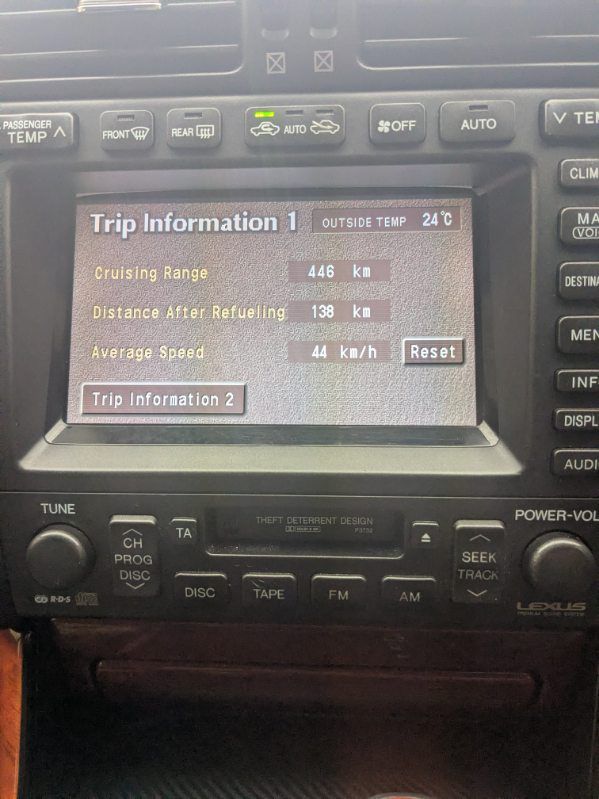 Apple CarPlay &amp; Android Auto Integration for Lexus GS (2000–2005) with Color Touch Display