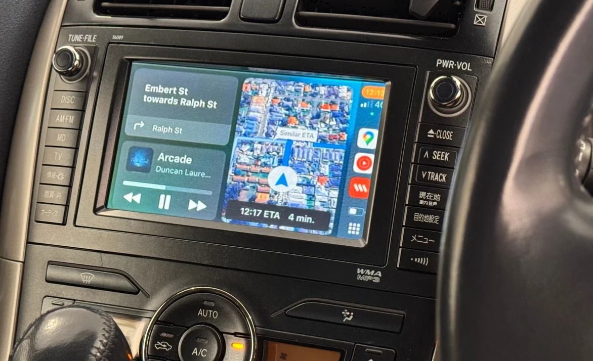 2006–2012 Toyota Blade / Blade Master G OEM Head Units – Wireless Apple CarPlay &amp; Android Auto Integration Kits