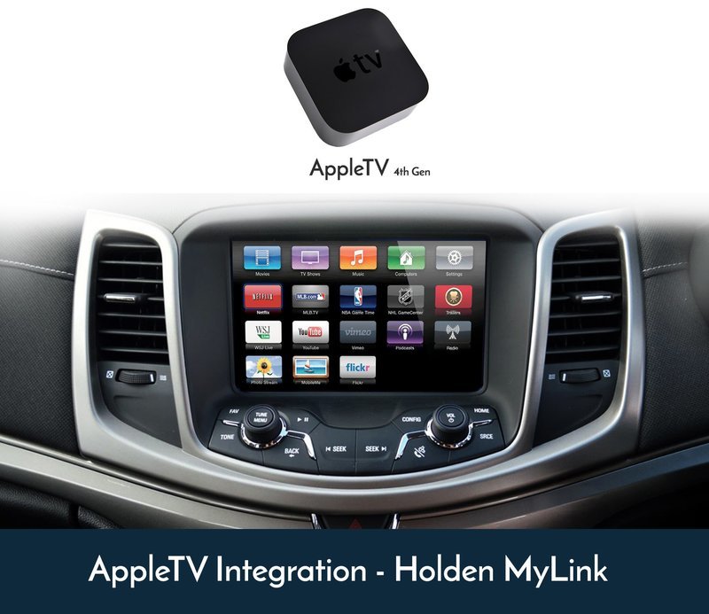 Holden VF Commodore MyLink - AppleTV 4K 4th Gen Retrofit Installation Kit