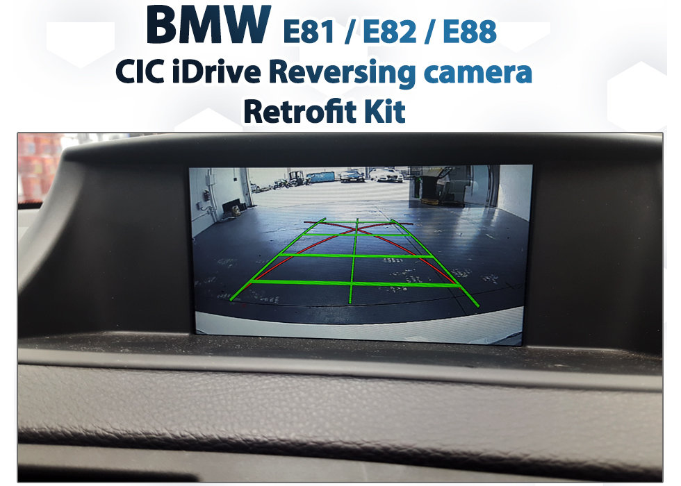 [MY09-11] BMW E82 E87 E88 1 Series - Reverse Camera Integration Kit
