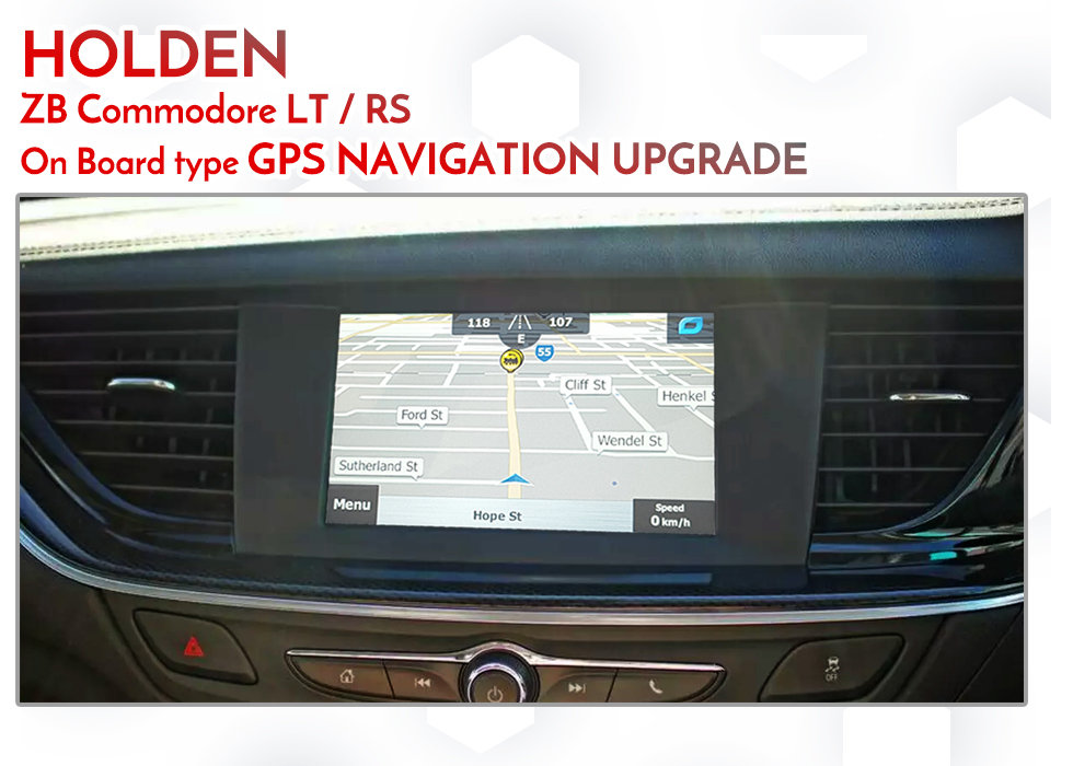 Holden / Opel ZB Commodore MyLink Add-on GPS Navigation Audio Upgrade system till 2018