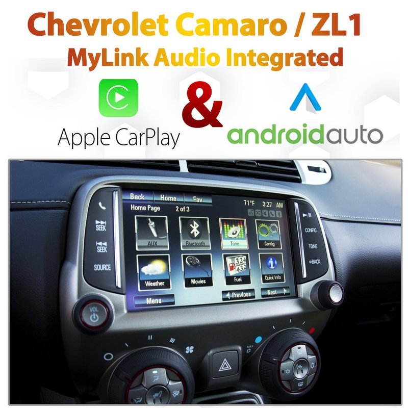 Chevrolet CAMARO / ZL1 MyLink Integrated Android Auto &amp; Apple CarPlay Package Kit