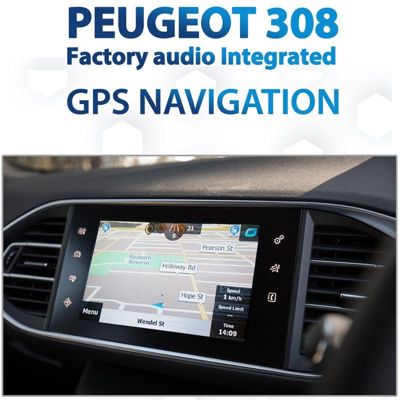 PEUGEOT 308 Factory Audio GPS Navigation Integration pack