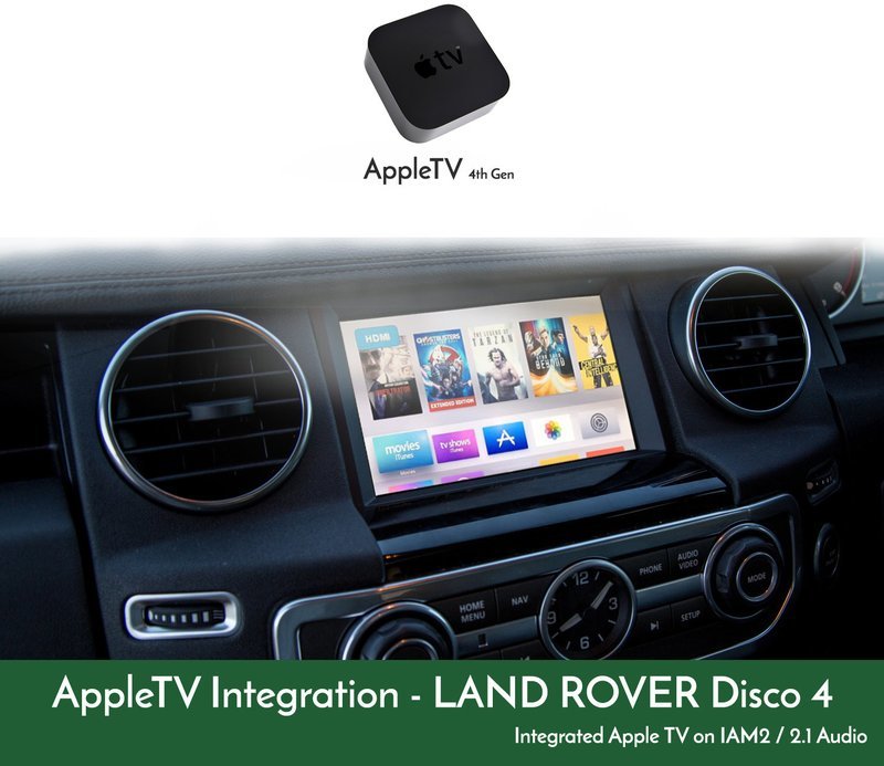 Land Rover Discovery 4 IAM2 - Apple TV retrofit - Factory Navigation menu restore / replace