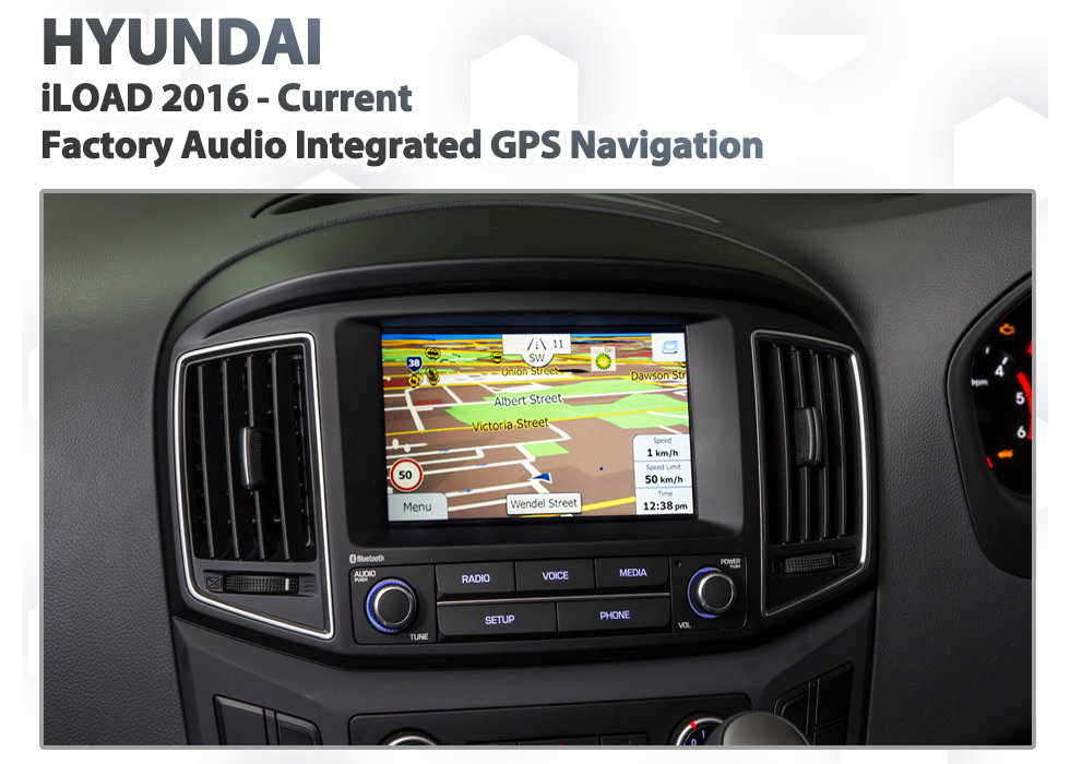 [2016+] Hyundai iLoad Factory Audio Integrated GPS Navigation
