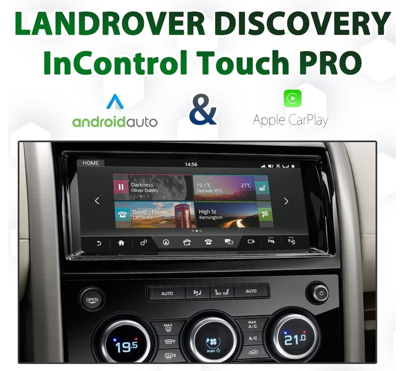 Land Rover Discovery 5 - InControl Touch Pro - Android Auto &amp; Apple CarPlay Integration upgrade pack